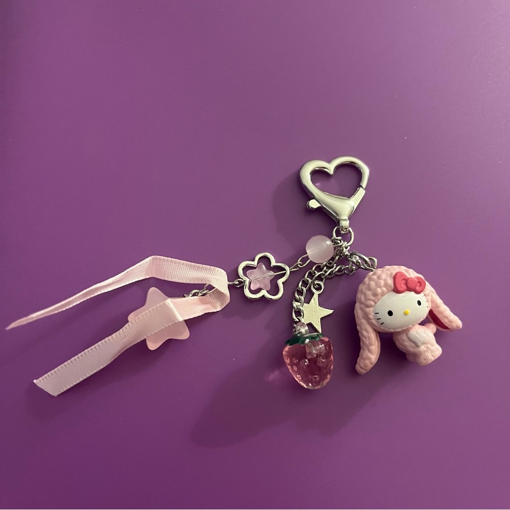 Hello Kitty Lamb Keychain